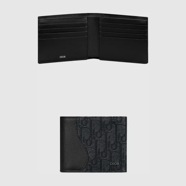 디올 Saddle 반지갑 2ADBH - 허시백